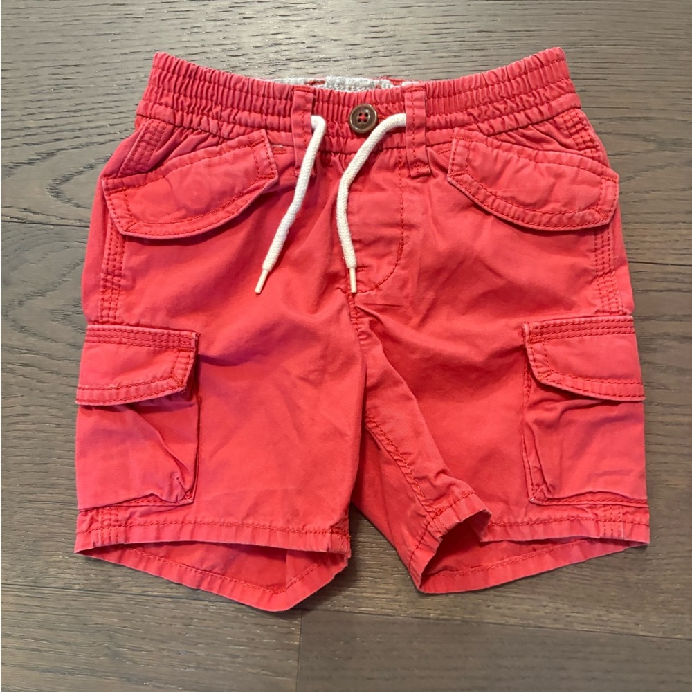Baby gap red baby shorts sz 18-24M NWT retail $69